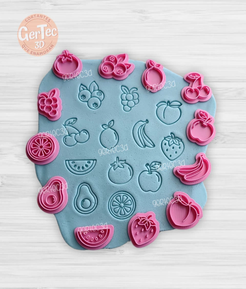 MINI STAMP FRUTAS x12 u.