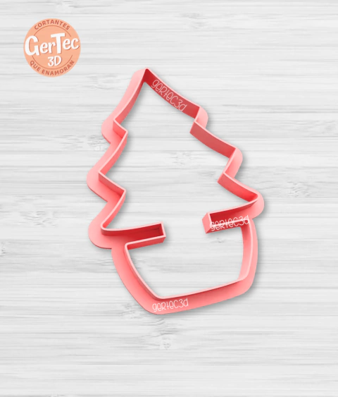 PINO CON MACETA Cortante Contorno