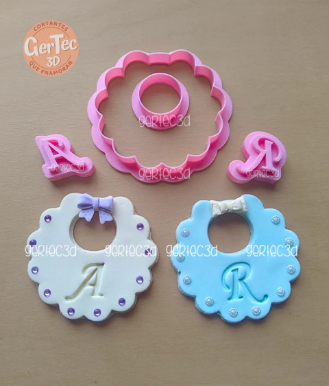 BABERO + INICIAL Cortantes y Sello - comprar online