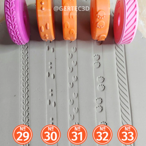 RUEDITA TEXTURADORA Nº 29 - 30 - 31 - 32 - 33 (Intercambiables)