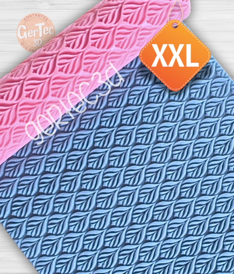 XXL RODILLO TEXTURADOR HOJITA PLUMA