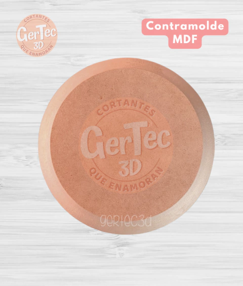 CONTRAMOLDE MDF CIRCULO - Medidas a elección