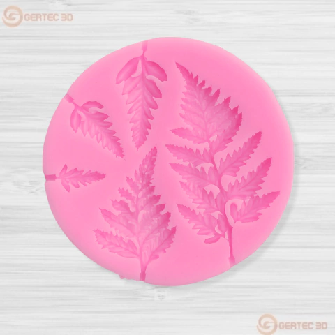 Molde Silicona - 5 HOJAS ARBOL