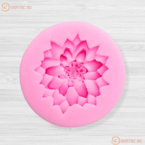 Molde Silicona - FLOR DALIA