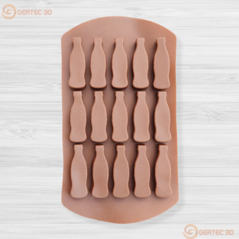 Molde Silicona - 15 BOMBONES BOTELLITA