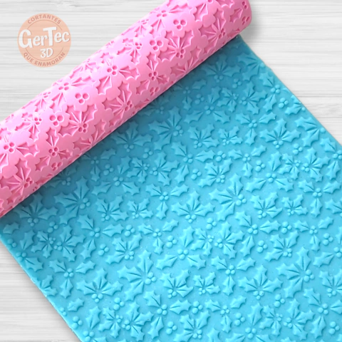 RODILLO TEXTURADOR HOJITAS DE MUERDAGO