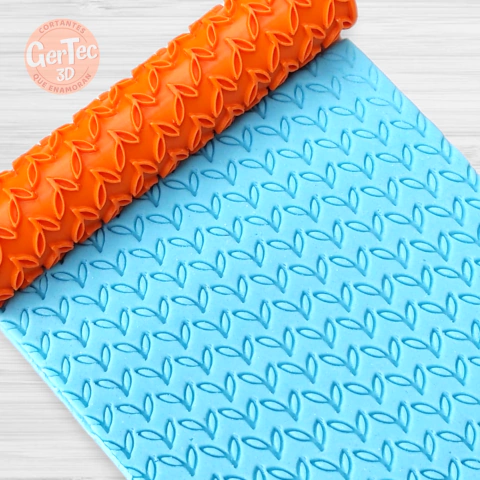 RODILLO TEXTURADOR MINI HOJITAS