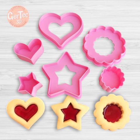 PASTELERITAS MULTI SET X3 Cortante + Stamp