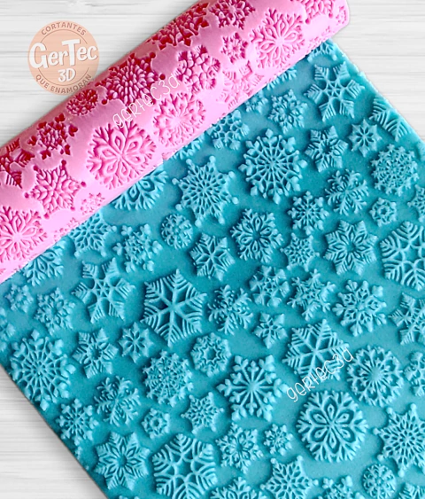 RODILLO TEXTURADOR MINI COPOS DE NIEVE