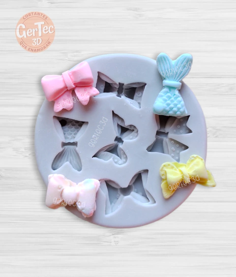 MOLDE SILICONA MOÑOS SURTIDOS