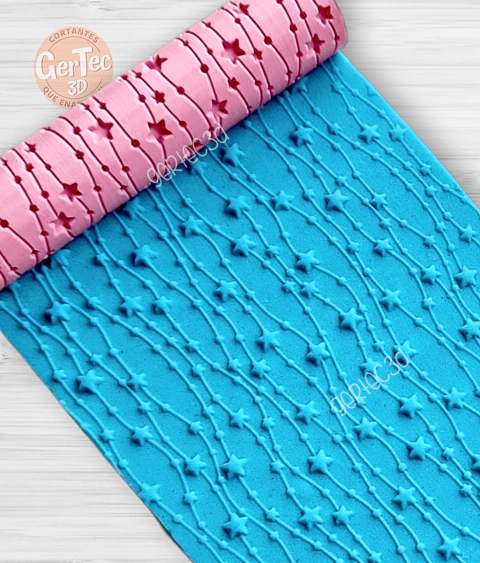 RODILLO TEXTURADOR CORTINA DE ESTRELLAS