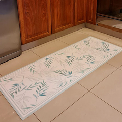 Alfombra vinílica hojitas - tienda online