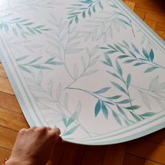 Alfombra vinílica hojitas - comprar online