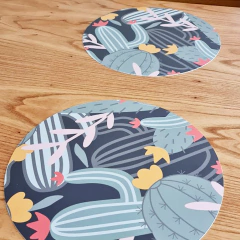 Set de 6 individuales plásticos - Cactus fun - tienda online