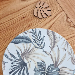 Individual de mesa circular Helecho - Romelia Deco & Fun