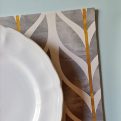 Individual de mesa rectangular escandinavia