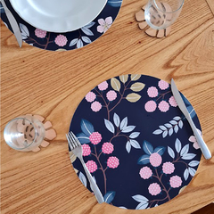 Set de 6 individuales plásticos - Frambuesa
