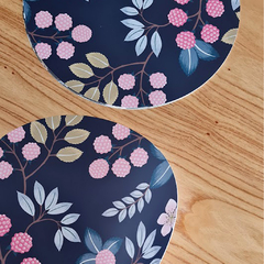 Set de 6 individuales plásticos - Frambuesa - Romelia Deco & Fun