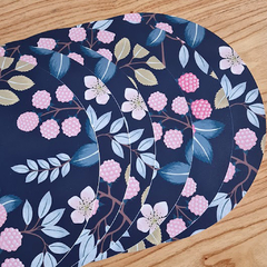 Set de 6 individuales plásticos - Frambuesa - tienda online