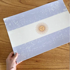 Individual de mesa rectangular Argentina - comprar online