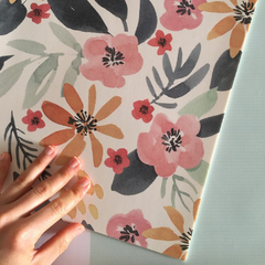 Individual de Mesa Rectangular Fama Rosa