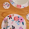 Set de 6 individuales plásticos - florcitas