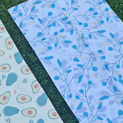 Lona de gabardina - Eucalipto azul - tienda online