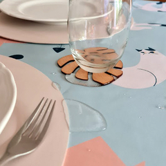 Mantel impermeable en gabardina Gatitos - Romelia Deco & Fun