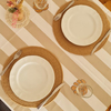 Mantel Impermeable Rayas champagne