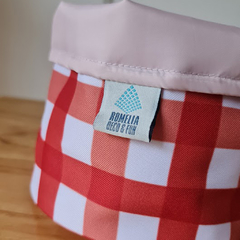 Mantel impermeable en gabardina Pic nic Rojo en internet