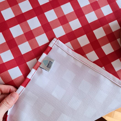 Mantel impermeable en gabardina Pic nic Rojo - Romelia Deco & Fun