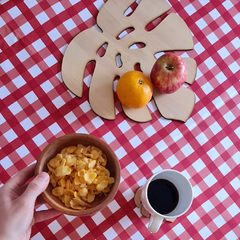 Imagen de Mantel impermeable en gabardina Pic nic Rojo
