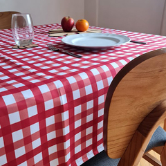 Mantel impermeable en gabardina Pic nic Rojo - tienda online