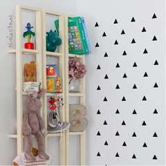 Vinilos decorativos triángulos kit por 96 unidades
