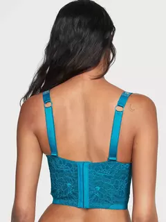 Corset Encaje Turquesa Strasses Very Sexy Shine Collection 34B Victoria's Secret - Ninna's Choice