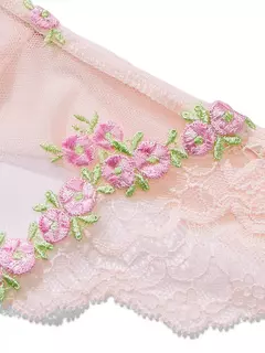 Bombacha Panty Colaless Rosa Encaje Rosebud Collection S Victoria's Secret - comprar online