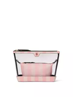 Duo Portacosméticos Rayado Icónico Linea Signature Victoria's Secret - comprar online