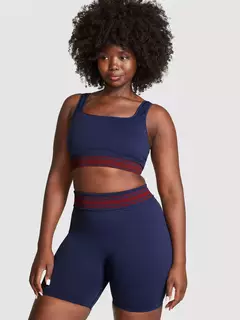 Short Azul Seamless ( Sin costuras ) Cintura Doblada Linea Pink S M L Victoria's Secret