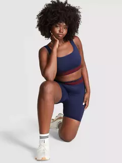 Short Azul Seamless ( Sin costuras ) Cintura Doblada Linea Pink S M L Victoria's Secret - Ninna's Choice