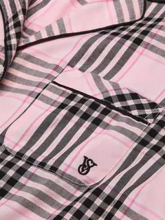 Pijama Franela Cuadrille Rosa Línea Signature Victoria's Secret en internet