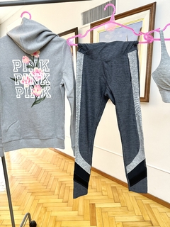Imagen de Calzas Leggings Ultimate Gris Cintura Cruzada Pink XS Victoria's Secret