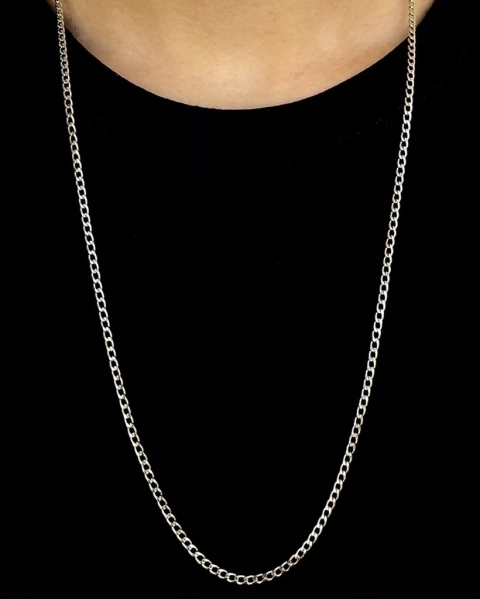 Corrente Grumet - Prata (2mm)