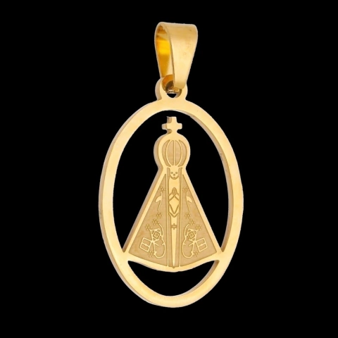 Pingente N. Sra. - 4x2,9cm - Ouro