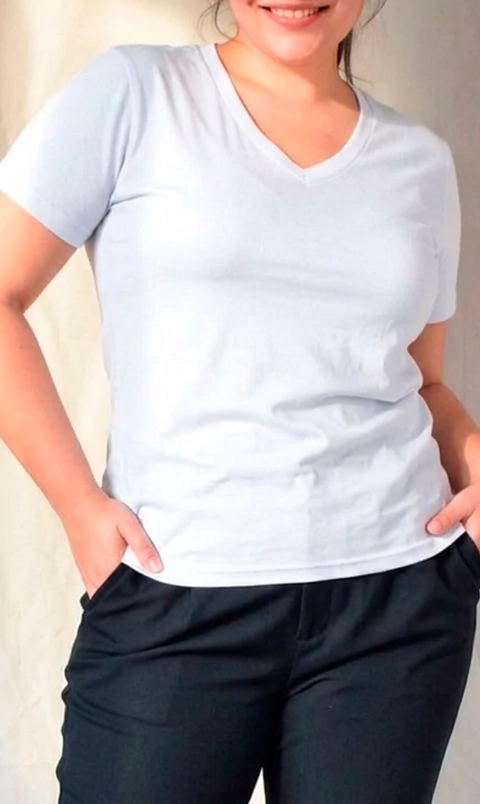 REMERA V KATE [BLANCO]