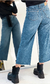 WIDE CROP MARLON [BLUE USED] - HEY BOY DENIM