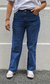 STRAIGHT CROP MATILDA [DARK BLUE]