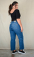 STRAIGHT CROP MATILDA [DARK BLUE] - tienda online