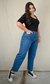 STRAIGHT CROP MATILDA [DARK BLUE] - HEY BOY DENIM