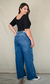 SUPER WIDE LEG MEGAN [BLUE USED] - HEY BOY DENIM