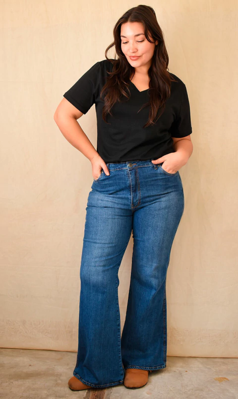 FLARE OLIVIA [STONE BLUE] - comprar online